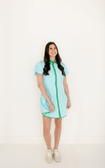 Garland Jana Dress in Solid Blue
