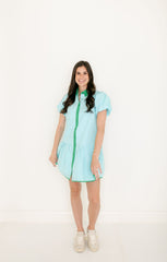 Garland Jana Dress in Solid Blue