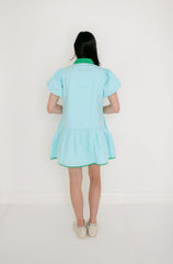 Garland Jana Dress in Solid Blue