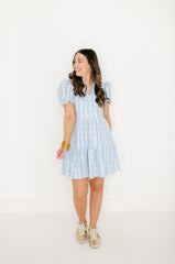 Smith & Quinn Navy Dress in Marigold Twist