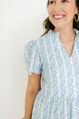 Smith & Quinn Navy Dress in Marigold Twist