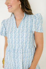 Smith & Quinn Navy Dress in Marigold Twist