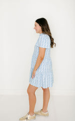 Smith & Quinn Navy Dress in Marigold Twist