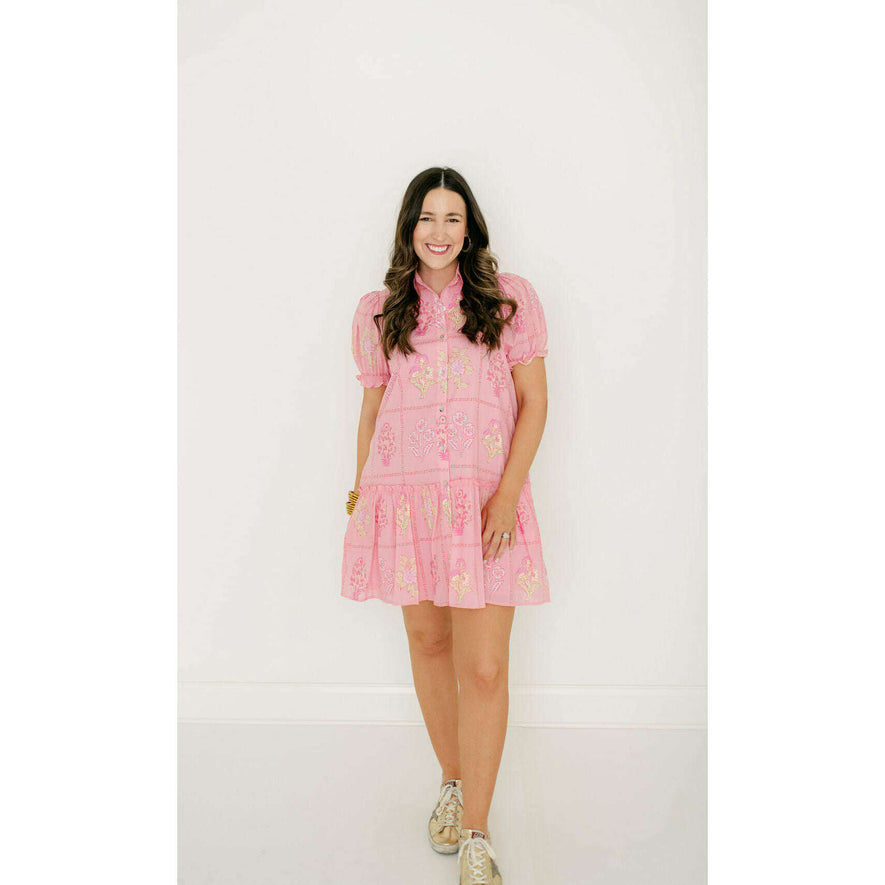j marie dress J.Marie Collections Emery Collard Button Up Dress – 8.28 Boutique