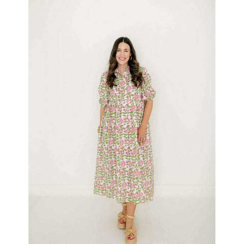 J.Marie Collections Ellie Button Up Miid Dress