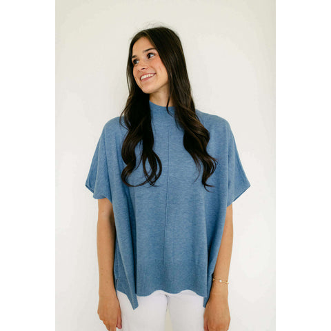 Double A Beatrice Top in Beet Red