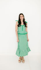 Garland Addie Skirt in Green Cane
