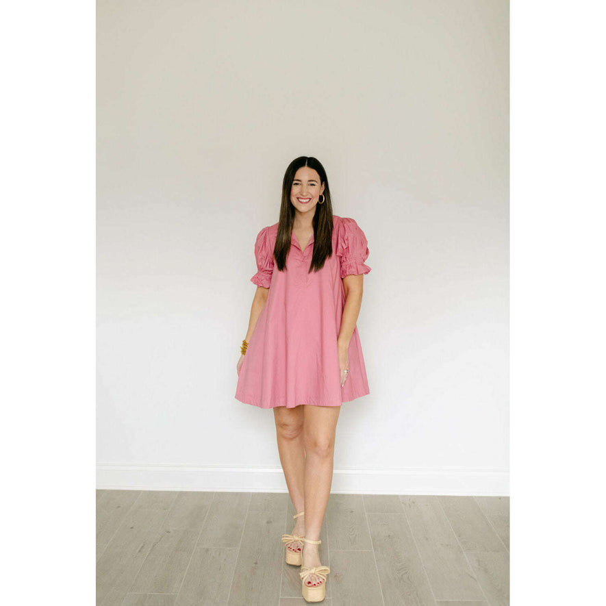 karlie pink dress Karlie: Pink Zebra Poplin One Shoulder Wrap Dress | Karlie