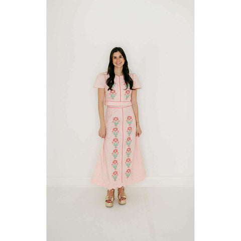 Cleobella Starling Mini Dress in Verdant Flight