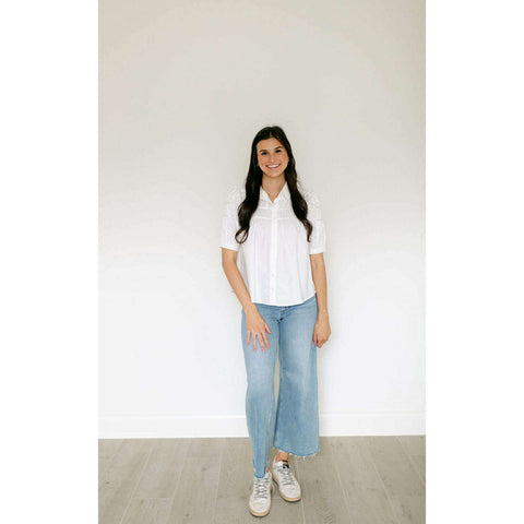 Entro Pink Stripe Button Front Mini Dress