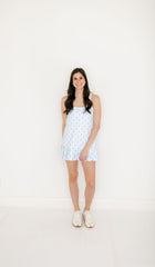 Smith & Quinn Lucille Exercise Dress in Blue Dot Floral