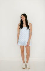 Smith & Quinn Lucille Exercise Dress in Blue Dot Floral