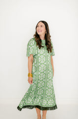 Brooks Avenue Georgia Dress in Fleur de Lune Green