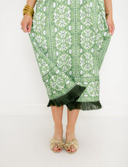 Brooks Avenue Georgia Dress in Fleur de Lune Green