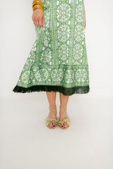 Brooks Avenue Georgia Dress in Fleur de Lune Green