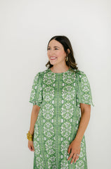 Brooks Avenue Georgia Dress in Fleur de Lune Green
