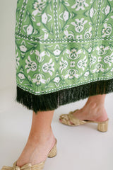 Brooks Avenue Georgia Dress in Fleur de Lune Green