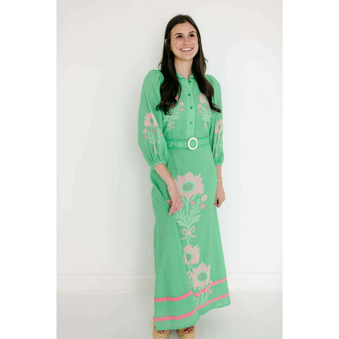 Garland Addie Tie Top in Green Cane