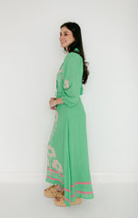 Garland Lyla Dress in Pink Henrietta