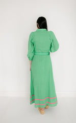 Garland Lyla Dress in Pink Henrietta