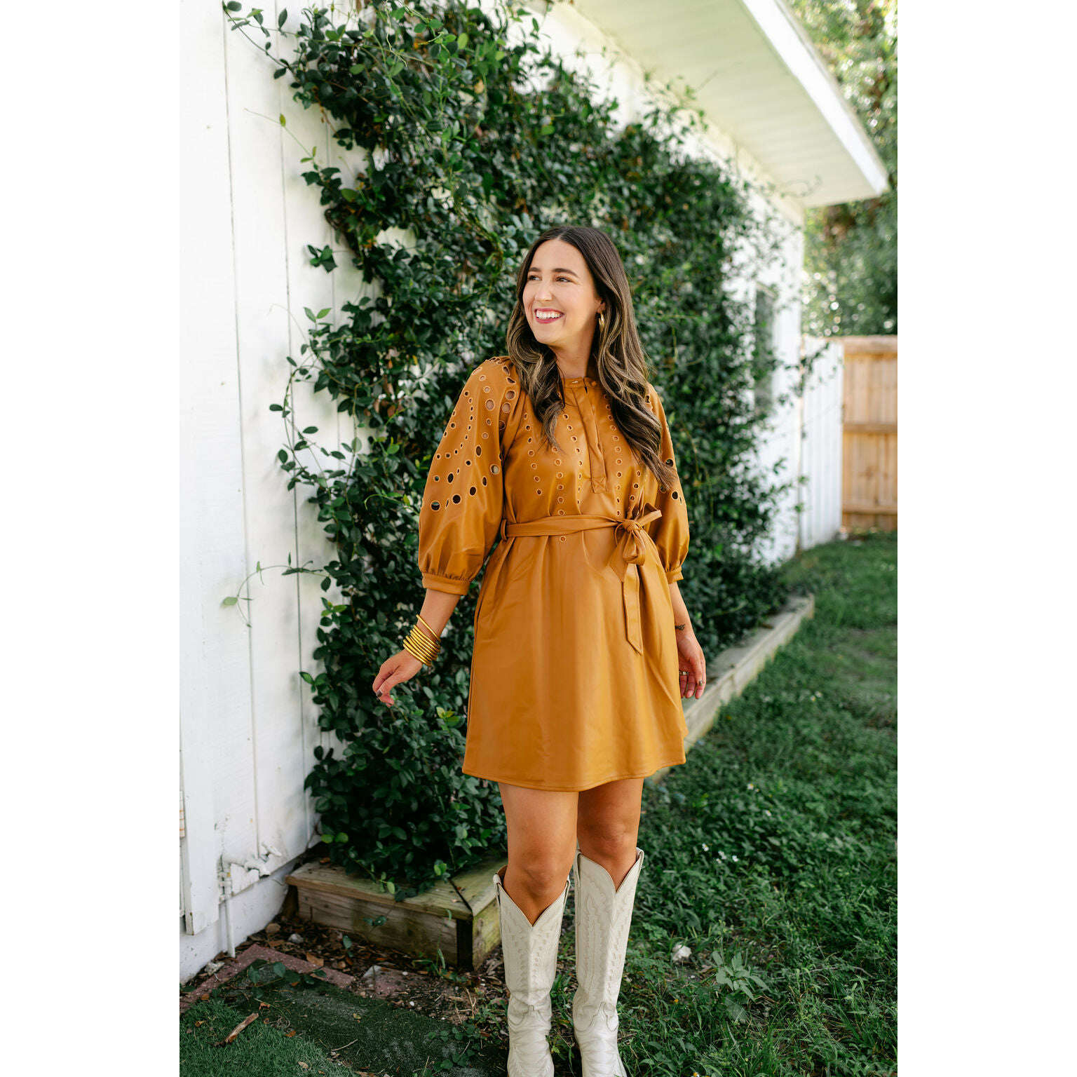 faux leather shirt dress STAR Black Faux Leather Shirt Dress