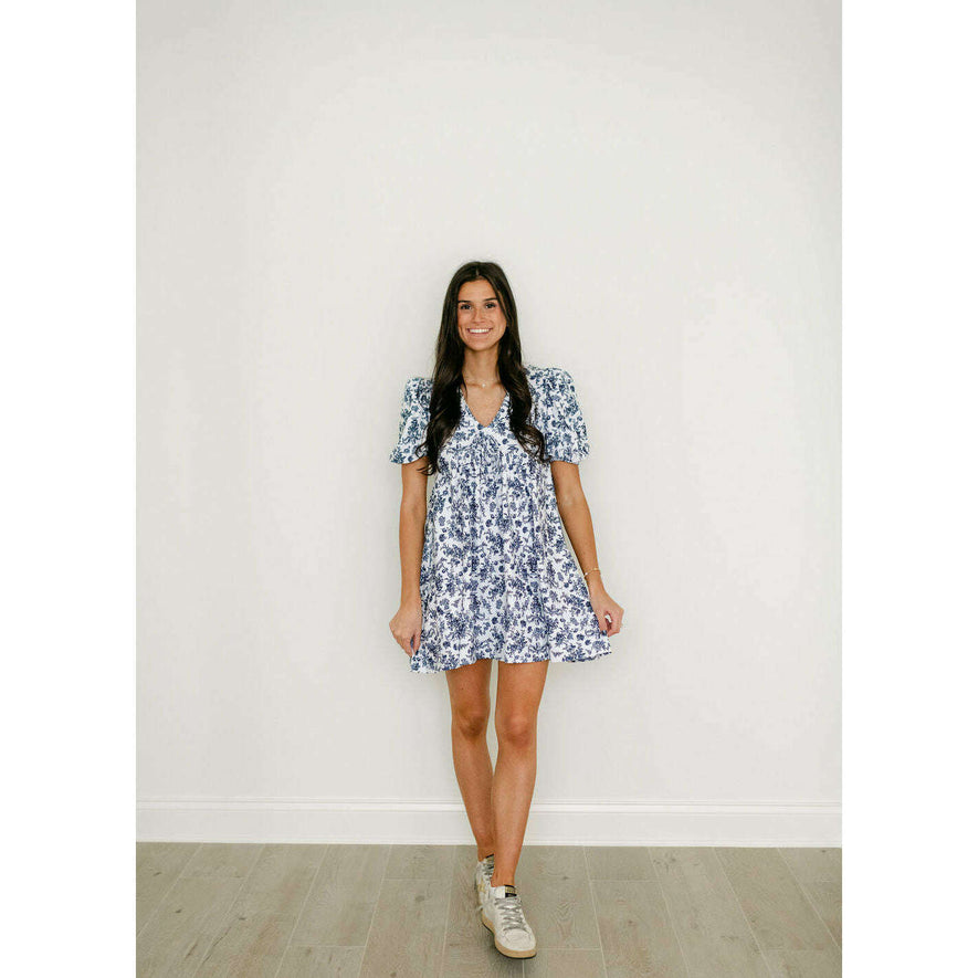 Smith & Quinn Emme Dress in Roman Holiday, S / Navy