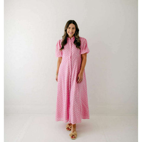 Double A Gia Dress in Grass Botanical