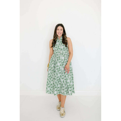 Cleobella Starling Mini Dress in Verdant Flight