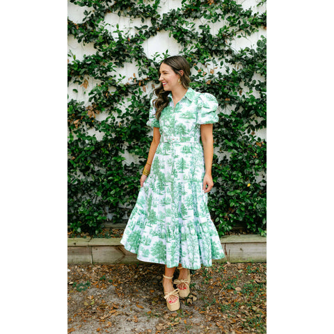 Smith & Quinn Campbell Boxwood Block Exercise Dress