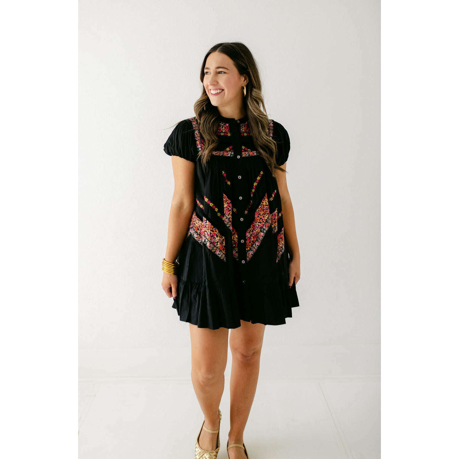 molly mini dress Molly Puffed Hem Mini Dress