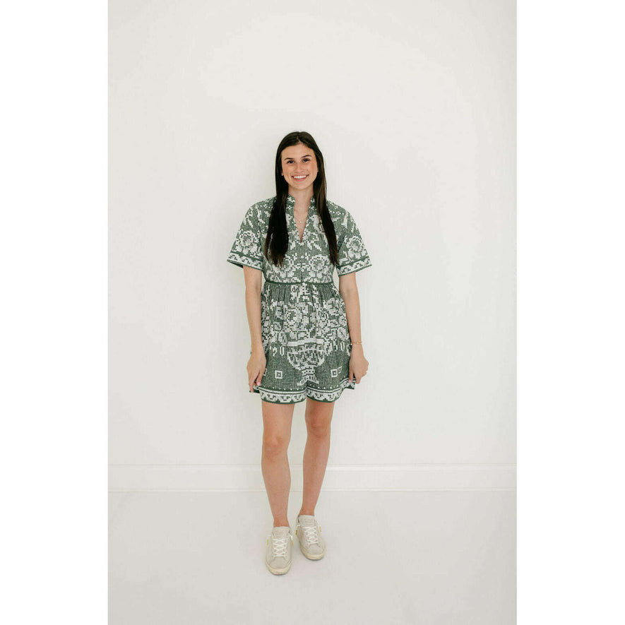 cleobella mini dress Cleobella Starling Mini Dress in Verdant Flight – 8.28 Boutique