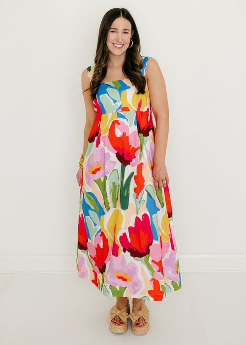 Crosby by Mollie Burch Evie Dress in Painted Petals