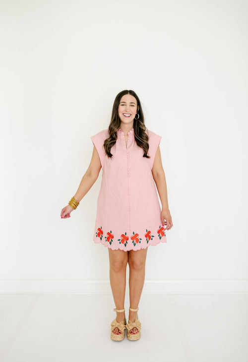 Crosby by Mollie Burch Lee Lee Dress in Orange Crush