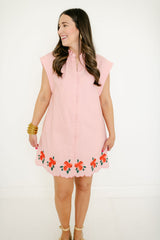 Crosby by Mollie Burch Lee Lee Dress in Orange Crush