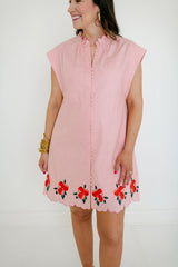 Crosby by Mollie Burch Lee Lee Dress in Orange Crush