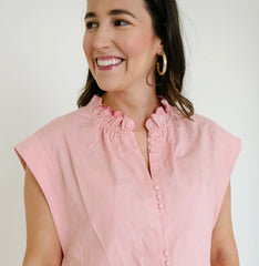 Crosby by Mollie Burch Lee Lee Dress in Orange Crush