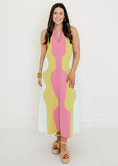 Crosby by Mollie Burch Schaeffer Dress in Garden Colorblock