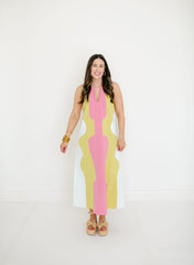 Crosby by Mollie Burch Schaeffer Dress in Garden Colorblock