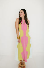 Crosby by Mollie Burch Schaeffer Dress in Garden Colorblock