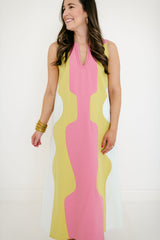 Crosby by Mollie Burch Schaeffer Dress in Garden Colorblock