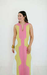 Crosby by Mollie Burch Schaeffer Dress in Garden Colorblock