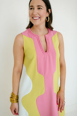 Crosby by Mollie Burch Schaeffer Dress in Garden Colorblock