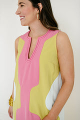 Crosby by Mollie Burch Schaeffer Dress in Garden Colorblock