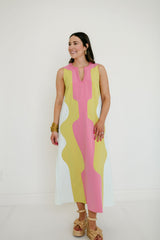 Crosby by Mollie Burch Schaeffer Dress in Garden Colorblock