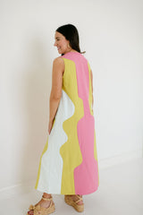 Crosby by Mollie Burch Schaeffer Dress in Garden Colorblock