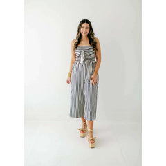 8.28 Boutique:Bishop + Young,Bishop + Young Elva Tie Front Jumpsuit,Jumpsuit