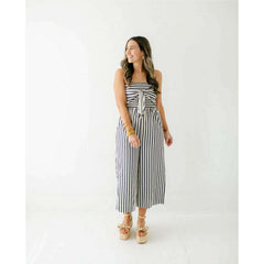 8.28 Boutique:Bishop + Young,Bishop + Young Elva Tie Front Jumpsuit,Jumpsuit