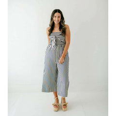 8.28 Boutique:Bishop + Young,Bishop + Young Elva Tie Front Jumpsuit,Jumpsuit