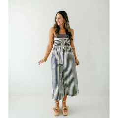 8.28 Boutique:Bishop + Young,Bishop + Young Elva Tie Front Jumpsuit,Jumpsuit