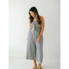 8.28 Boutique:Bishop + Young,Bishop + Young Elva Tie Front Jumpsuit,Jumpsuit